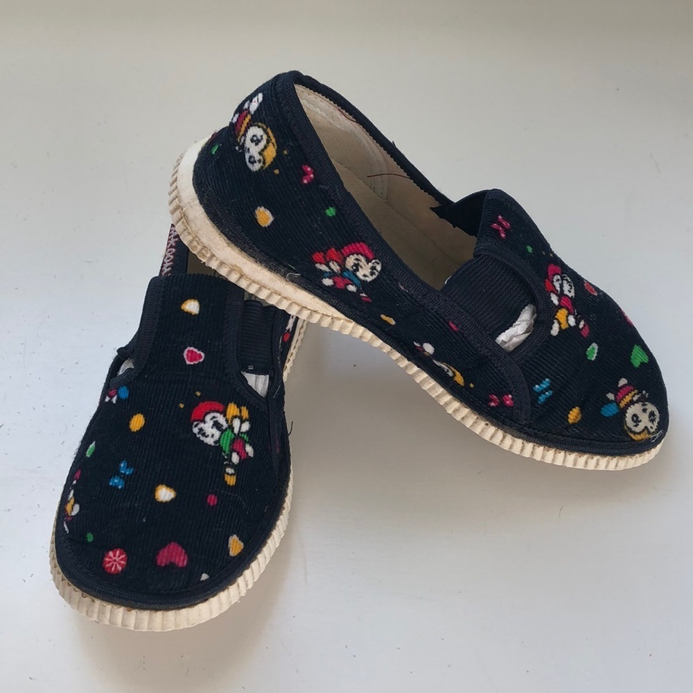 KIDS SUEDE PRINT SHOES SIZE 30